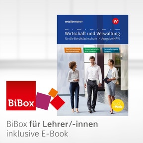 Produktabbildung zu Wirtschaft und Verwaltung für die Berufsfachschule NRW - BiBox - Das digitale Unterrichtssystem Geschäftsprozesse im Unternehmen - Personalbezogene Prozesse - Kollegiumslizenz für Lehrer/-innen (1 Schuljahr) - 5. Auflage 2023