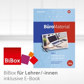 Produktabbildung zu BüroMaterial - BiBox - Das digitale Unterrichtssystem Teil 2 - Kollegiumslizenz für Lehrer/-innen (1 Schuljahr) - 4. Auflage 2022