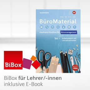 Produktabbildung zu BüroMaterial - BiBox - Das digitale Unterrichtssystem Teil 1 - Kollegiumslizenz für Lehrer/-innen (1 Schuljahr) - 5. Auflage 2025