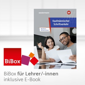 Produktabbildung zu Kaufmännischer Schriftverkehr - BiBox - Das digitale Unterrichtssystem - Kollegiumslizenz für Lehrer/-innen (1 Schuljahr) - 8. Auflage 2020