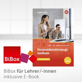 Produktabbildung zu Personaldienstleistungskaufleute - BiBox - Das digitale Unterrichtssystem 2. Ausbildungsjahr - Kollegiumslizenz für Lehrer/-innen (1 Schuljahr) - 5. Auflage 2026