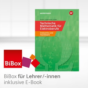 Produktabbildung zu Technische Mathematik für Elektroberufe in Industrie und Handwerk - BiBox - Das digitale Unterrichtssystem - Kollegiumslizenz für Lehrer/-innen (1 Schuljahr) - 10. Auflage 2024