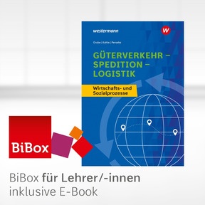 Produktabbildung zu Güterverkehr - Spedition - Logistik - BiBox - Das digitale Unterrichtssystem Wirtschafts- und Sozialprozesse - Kollegiumslizenz für Lehrer/-innen (1 Schuljahr) - 8. Auflage 2024