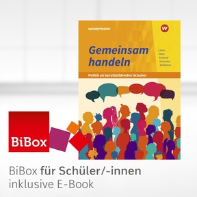 Produktabbildung zu Gemeinsam handeln - Politik an berufsbildenden Schulen - BiBox - Das digitale Unterrichtssystem - Klassenlizenz Premium (1 Schuljahr) - 12. Auflage 2021