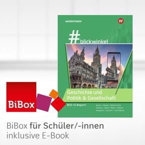 Produktabbildung zu #blickwinkel – Geschichte und Politik & Gesellschaft für Fachoberschulen und Berufsoberschulen – Ausgabe Bayern - BiBox - Das digitale Unterrichtssystem für die BOS 12 - Klassenlizenz Premium (1 Schuljahr) - 2. Auflage 2026