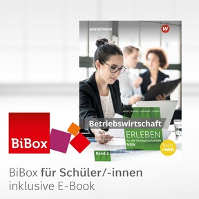 Produktabbildung zu Betriebswirtschaft erleben für die Fachhochschulreife Nordrhein-Westfalen - BiBox - Das digitale Unterrichtssystem 2 - Klassenlizenz Premium (1 Schuljahr) - 1. Auflage 2020