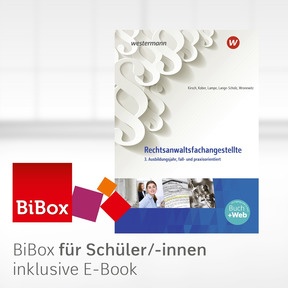 Produktabbildung zu Rechtsanwaltsfachangestellte - BiBox - Das digitale Unterrichtssystem 3 - Klassenlizenz Premium (1 Schuljahr) - 3. Auflage 2022