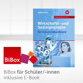Produktabbildung zu Wirtschafts- und Sozialprozesse für Industriekaufleute - BiBox - Das digitale Unterrichtssystem - Klassenlizenz Premium (1 Schuljahr) - 12. Auflage 2023