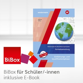 Produktabbildung zu Mathematik für Berufliche Gymnasien - Ausgabe für das Kerncurriculum 2018 in Niedersachsen - BiBox - Das digitale Unterrichtssystem Formelsammlung - Klassenlizenz Premium (1 Schuljahr) - 2. Auflage 2020