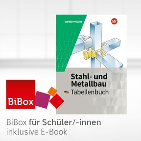 Produktabbildung zu Stahl- und Metallbau - BiBox - Das digitale Unterrichtssystem Tabellenbuch - Klassenlizenz Premium (1 Schuljahr) - 4. Auflage 2026