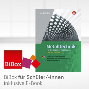 Produktabbildung zu Metalltechnik für die gesamte Ausbildung - BiBox - Das digitale Unterrichtssystem - Klassenlizenz Premium (1 Schuljahr) - 4. Auflage 2019