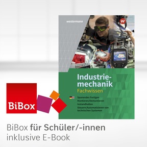 Produktabbildung zu Industriemechanik Fachwissen - BiBox - Das digitale Unterrichtssystem - Klassenlizenz Premium (1 Schuljahr) - 5. Auflage 2024