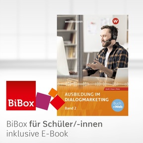 Produktabbildung zu Ausbildung im Dialogmarketing - BiBox - Das digitale UnterrichtssystemBand 2 - Klassenlizenz Premium (1 Schuljahr) - 6. Auflage 2021