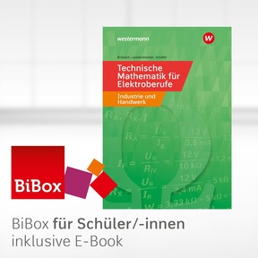 Produktabbildung zu Technische Mathematik für Elektroberufe in Industrie und Handwerk - BiBox - Das digitale Unterrichtssystem - Klassenlizenz Premium (1 Schuljahr) - 10. Auflage 2024