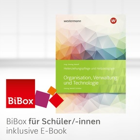 Produktabbildung zu Heilerziehungspflege und Heilpädagogik - BiBox - Das digitale Unterrichtssystem Organisation, Verwaltung und Technologie - Klassenlizenz Premium (1 Schuljahr) - 1. Auflage 2020