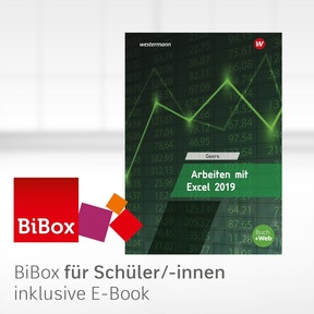Produktabbildung zu Arbeiten mit Excel 2019 - BiBox - Das digitale Unterrichtssystem - Klassenlizenz Premium (1 Schuljahr) - 1. Auflage 2020