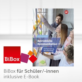 Produktabbildung zu Betriebliche Kommunikation - BiBox - Das digitale Unterrichtssystem Fachschulen und Berufskollegs - Klassenlizenz Premium (1 Schuljahr) - 2. Auflage 2020