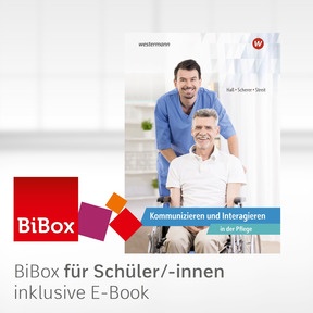 Produktabbildung zu Kommunizieren und Interagieren in der Pflege - BiBox - Das digitale Unterrichtssystem - Klassenlizenz Premium (1 Schuljahr) - 1. Auflage 2021