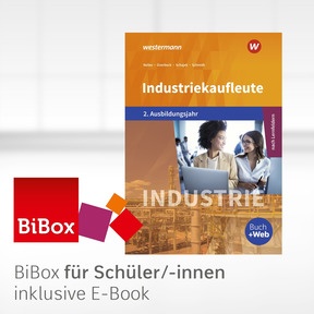 Produktabbildung zu Industriekaufleute - Ausgabe nach Ausbildungsjahren und Lernfeldern - BiBox - Das digitale Unterrichtssystem 2. Ausbildungsjahr - Klassenlizenz Premium (1 Schuljahr) - 3. Auflage 2021