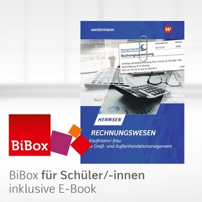 Produktabbildung zu Rechnungswesen Kaufmann / Kauffrau für Groß- und Außenhandelsmanagement - BiBox - Das digitale Unterrichtssystem - Klassenlizenz Premium (1 Schuljahr) - 16. Auflage 2023