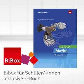 Produktabbildung zu Natürlich Mathe - Mathematik für die Fachoberschulen in Hessen - BiBox - Das digitale Unterrichtssystem 11 - Klassenlizenz Premium (1 Schuljahr) - 1. Auflage 2022