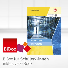 Produktabbildung zu Basiswissen IT-Berufe - BiBox - Das digitale Unterrichtssystem Vernetzte IT-Systeme - Klassenlizenz Premium (1 Schuljahr) - 8. Auflage 2022