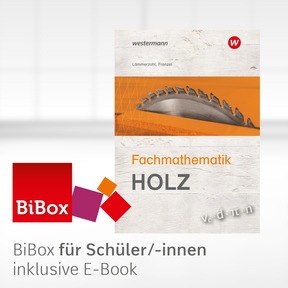 Produktabbildung zu Fachmathematik Holz - BiBox - Das digitale Unterrichtssystem - Klassenlizenz Premium (1 Schuljahr) - 8. Auflage 2023