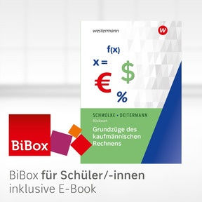 Produktabbildung zu Grundzüge des kaufmännischen Rechnens - BiBox - Das digitale Unterrichtssystem - Klassenlizenz Premium (1 Schuljahr) - 4. Auflage 2025