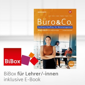Produktabbildung zu Büro & Co. nach Lernfeldern - BiBox - Das digitale Unterrichtssystem 1. Ausbildungsjahr AH - Kollegiumslizenz für Lehrer/-innen (Dauerlizenz) - 5. Auflage 2025
