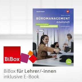 Produktabbildung zu Büromanagement - BiBox - Das digitale Unterrichtssystem 2. Ausbildungsjahr AH - Einzellizenz für Lehrer/-innen (Dauerlizenz) - 5. Auflage 2026