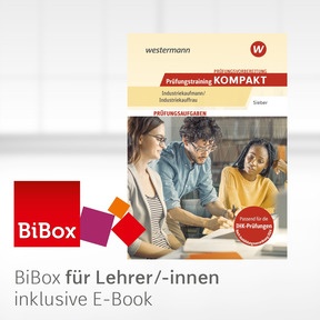 Produktabbildung zu Prüfungsvorbereitung Prüfungstraining KOMPAKT - Industriekaufmann/Industriekauffrau - BiBox – Das digitale Unterrichtssystem - Einzellizenz für Lehrer/-innen (Dauerlizenz) - 4. Auflage 2026
