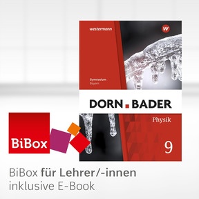 Produktabbildung zu Dorn / Bader Physik SI - Aktuelle Ausgabe für Bayern - BiBox - Das digitale Unterrichtssystem 9 - Kollegiumslizenz für Lehrer/-innen (1 Schuljahr)