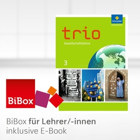 Produktabbildung zu Trio Gesellschaftslehre - Ausgabe 2014 für Hessen - BiBox - Das digitale Unterrichtssystem 3 - Kollegiumslizenz für Lehrer/-innen (1 Schuljahr)