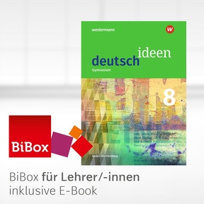 Produktabbildung zu deutsch ideen SI - Ausgabe 2016 Baden-Württemberg - BiBox - Das digitale Unterrichtssystem 8 - Kollegiumslizenz für Lehrer/-innen (1 Schuljahr)