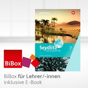 Produktabbildung zu Seydlitz Geographie - Aktuelle Ausgabe für Realschulen in Bayern - BiBox - Das digitale Unterrichtssystem 7 - Kollegiumslizenz für Lehrer/-innen (1 Schuljahr)