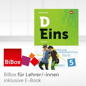 Produktabbildung zu D Eins - Deutsch - BiBox - Das digitale Unterrichtssystem 5 - Kollegiumslizenz für Lehrer/-innen (1 Schuljahr)