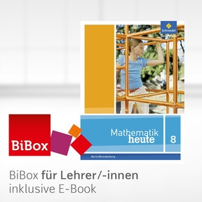 Produktabbildung zu Mathematik heute - Ausgabe 2016 für die Sekundarstufe I in Berlin und Brandenburg - BiBox - Das digitale Unterrichtssystem 8 - Kollegiumslizenz für Lehrer/-innen (1 Schuljahr)