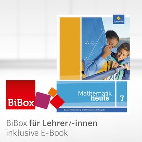 Produktabbildung zu Mathematik heute - Ausgabe 2016 für Baden-Württemberg - BiBox - Das digitale Unterrichtssystem 7 - Kollegiumslizenz für Lehrer/-innen (1 Schuljahr)