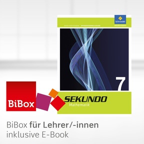 Produktabbildung zu Sekundo - Aktuelle Ausgabe für Baden-Württemberg - BiBox - Das digitale Unterrichtssystem 7 - Kollegiumslizenz für Lehrer/-innen (1 Schuljahr)