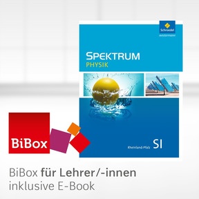 Produktabbildung zu Spektrum Physik SI - Ausgabe 2016 für Rheinland-Pfalz - BiBox - Das digitale Unterrichtssystem SI - Kollegiumslizenz für Lehrer/-innen (1 Schuljahr)