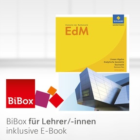 Produktabbildung zu Elemente der Mathematik SII - Ausgabe 2017 für Rheinland-Pfalz - BiBox - Das digitale Unterrichtssystem Lineare Algebra / Analytische Geometrie / Stochastik Leistungsfach - Kollegiumslizenz für Lehrer/-innen (1 Schuljahr)