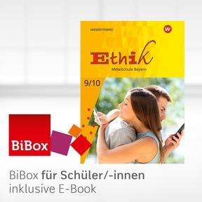 Produktabbildung zu Ethik -  Ausgabe für Mittelschulen in Bayern - BiBox - Das digitale Unterrichtssystem 9 / 10 - Einzellizenz für Schüler/-innen (1 Schuljahr)