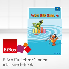 Produktabbildung zu Welt der Zahl - Ausgabe 2014 für Bayern - BiBox - Das digitale Unterrichtssystem 4 - Kollegiumslizenz für Lehrer/-innen (1 Schuljahr)