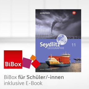 Produktabbildung zu Seydlitz Geographie - Aktuelle Ausgabe für Gymnasien in Bayern - BiBox - Das digitale Unterrichtssystem 11 - Einzellizenz für Schüler/-innen PrintPlus (1 Schuljahr)