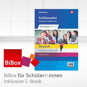 Produktabbildung zu Schroedel Abitur -Ausgabe für die Einführungsphase in Niedersachsen - BiBox - Das digitale Unterrichtssystem - Einzellizenz für Schüler/-innen PrintPlus (1 Schuljahr)