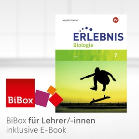 Produktabbildung zu Erlebnis Biologie - Ausgabe 2016 für Realschulen in Bayern - BiBox - Das digitale Unterrichtssystem 7 - Kollegiumslizenz für Lehrer/-innen (Dauerlizenz)
