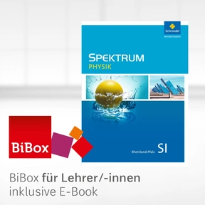 Produktabbildung zu Spektrum Physik SI - Ausgabe 2016 für Rheinland-Pfalz - BiBox - Das digitale Unterrichtssystem SI - Kollegiumslizenz für Lehrer/-innen (Dauerlizenz)
