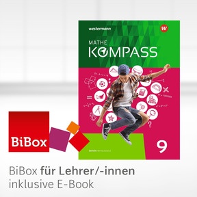 Produktabbildung zu Mathe Kompass - Ausgabe für Bayern - BiBox - Das digitale Unterrichtssystem 9 - Kollegiumslizenz für Lehrer/-innen (Dauerlizenz)