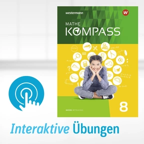 Produktabbildung zu Mathe Kompass - Ausgabe für Bayern - Interaktive Übungen 8 - Einzellizenz (1 Schuljahr)