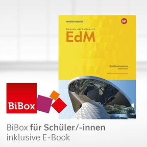 Produktabbildung zu Elemente der Mathematik SII - Ausgabe 2017 für Niedersachsen - BiBox - Das digitale Unterrichtssystem Qualifikationsphase eA Leistungskurs - Einzellizenz für Schüler/-innen (1 Schuljahr)